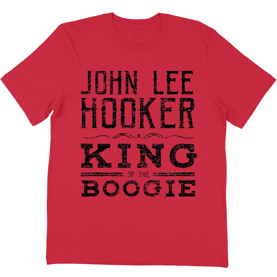 John Lee Hooker "King Of The Boogie" T-Shirt In Red