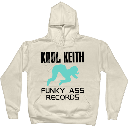 Kool Keith "Funky Ass Records" Pullover Hoodie in Natural