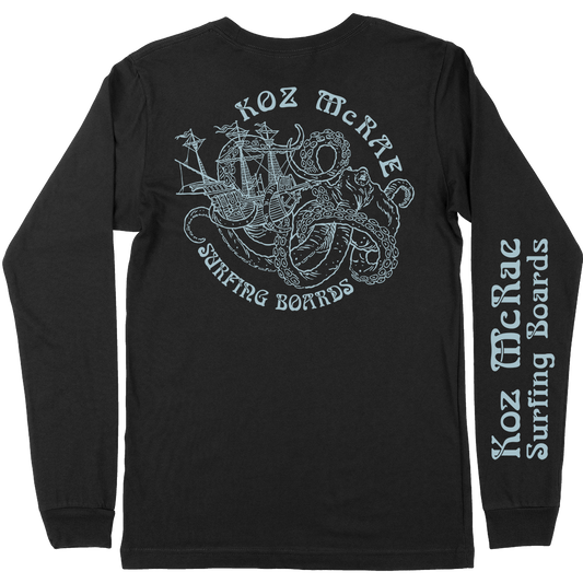 Koz McRae Surfing Boards "Kraken" Long Sleeve T-Shirt