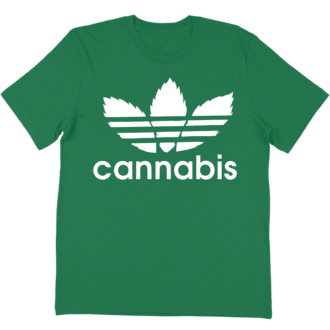 Live Resin "Cannabis" T-Shirt In Green