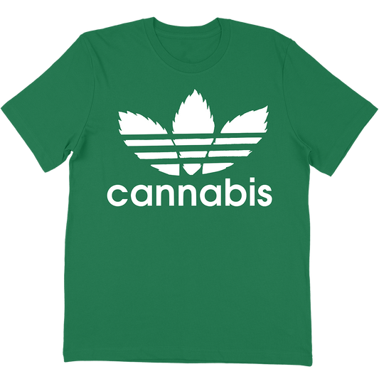 Live Resin "Cannabis" T-Shirt In Green