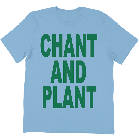 Live Resin "Chant And Plant" T-Shirt in Blue