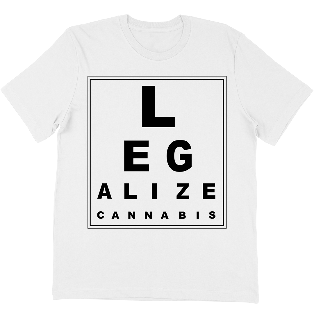 Live Resin "Eye Test" T-Shirt in White