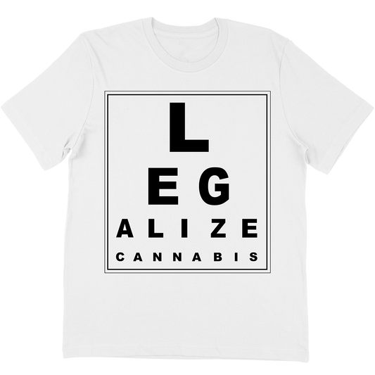 Live Resin "Eye Test" T-Shirt in White