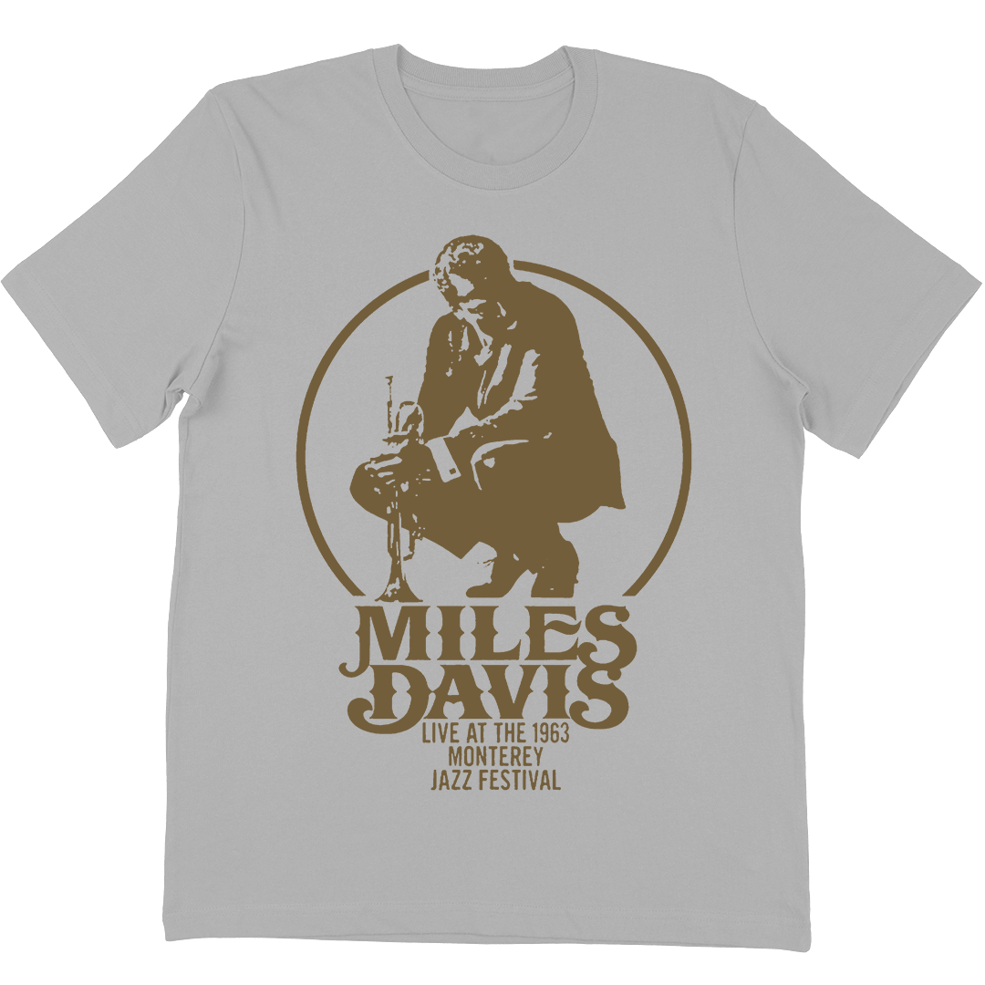 Miles Davis "Monterey 1963" T-Shirt In Silver