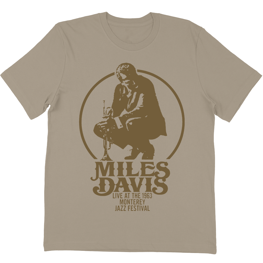 Miles Davis "Monterey 1963" T-Shirt In Sand