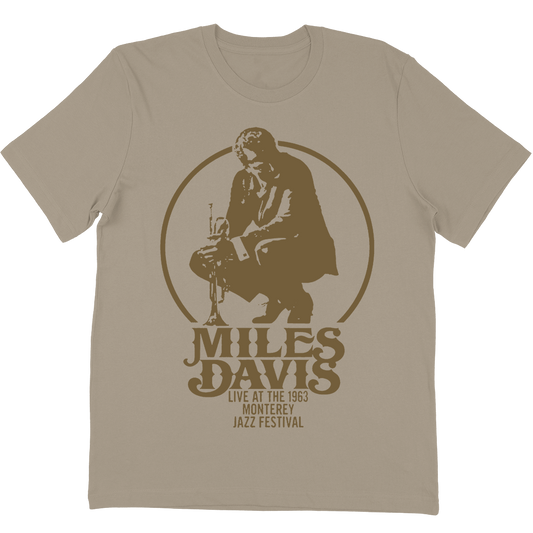 Miles Davis "Monterey 1963" T-Shirt In Sand