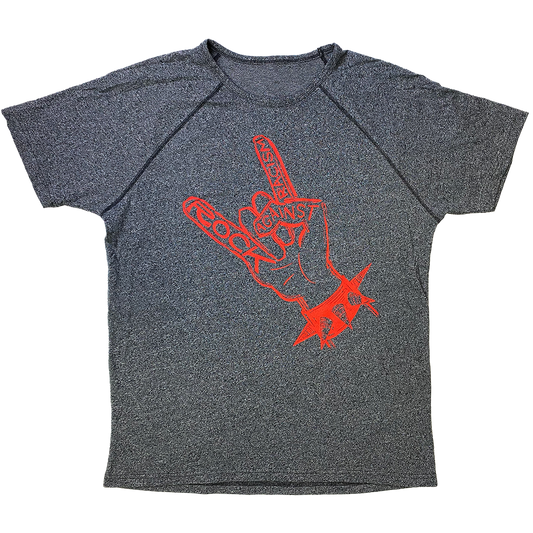 Rock Against Racism "Horn Hands" T-Shirt in Heather Charcoal