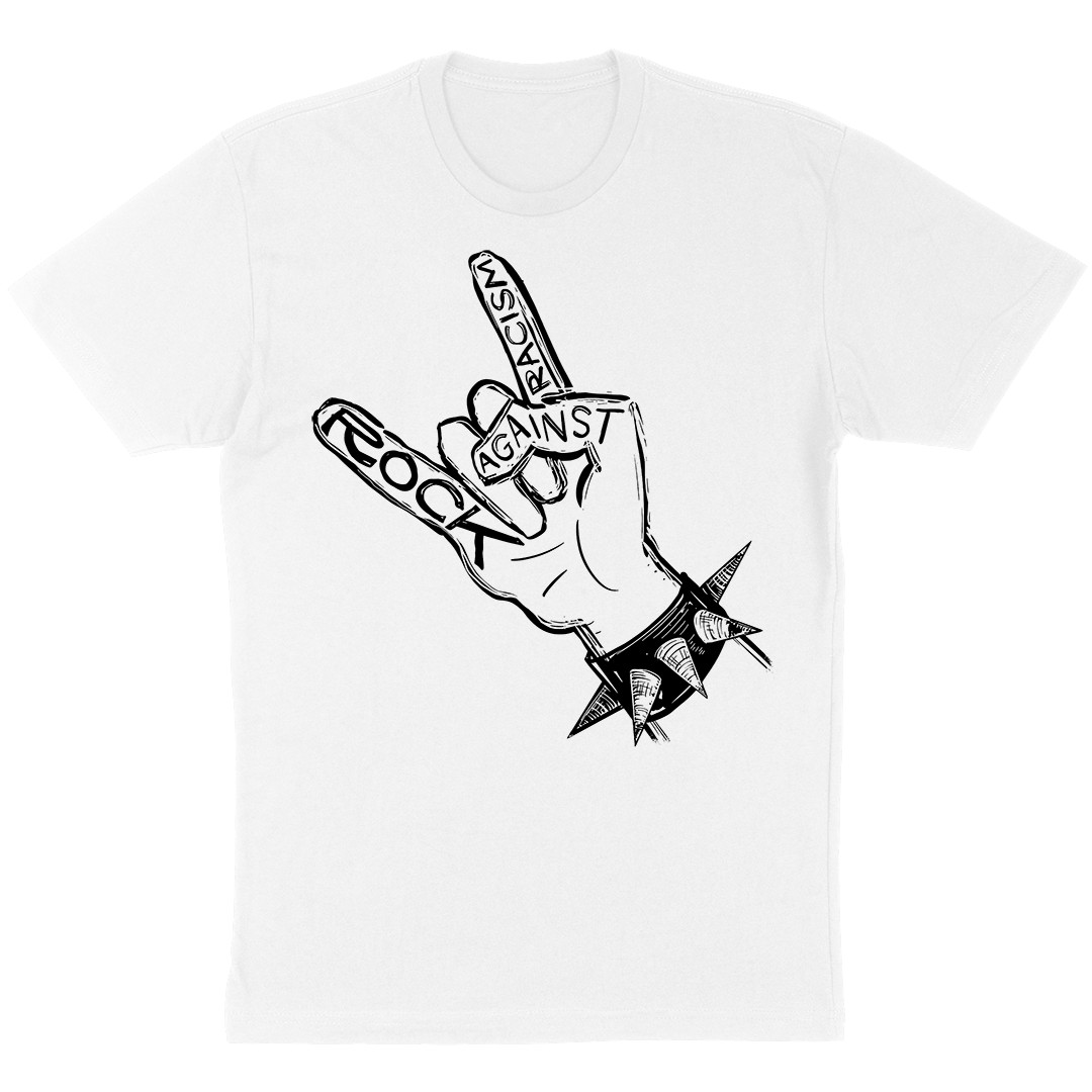 Rock Against Racism "Horn Hands" T-Shirt in White