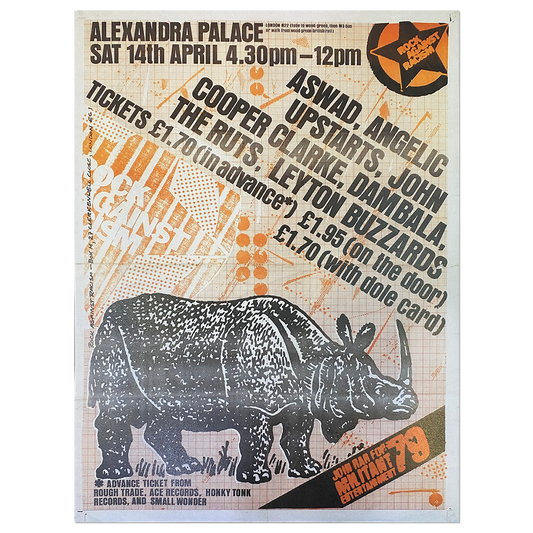 Rock Against Racism "Alexandra Palace" Limited Edition Poster Print