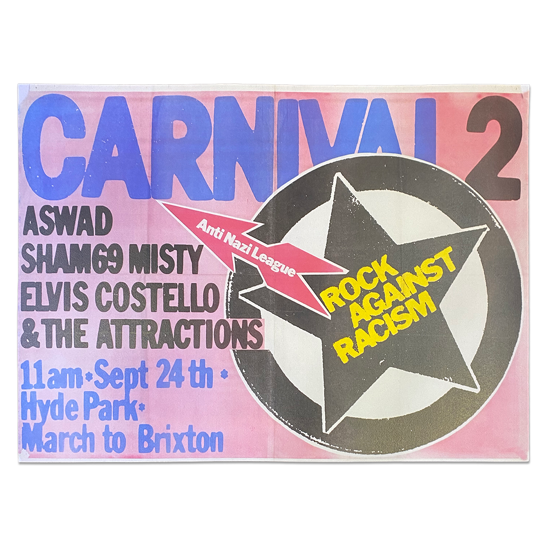 Rock Against Racism Limited Edition Poster Print Set of 5