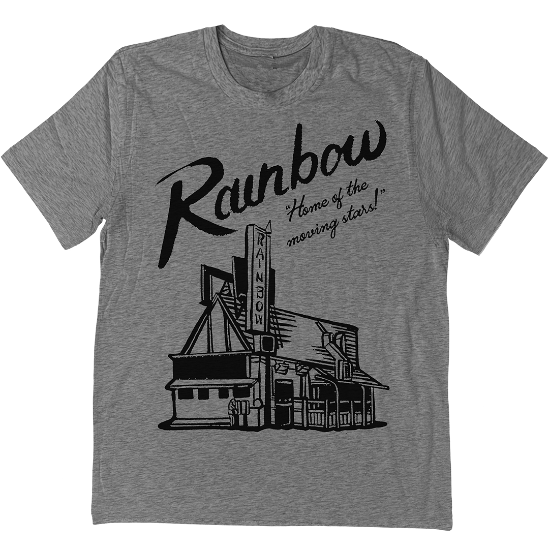 Rainbow Bar & Grill "Moving Stars" T-Shirt in Heather Grey