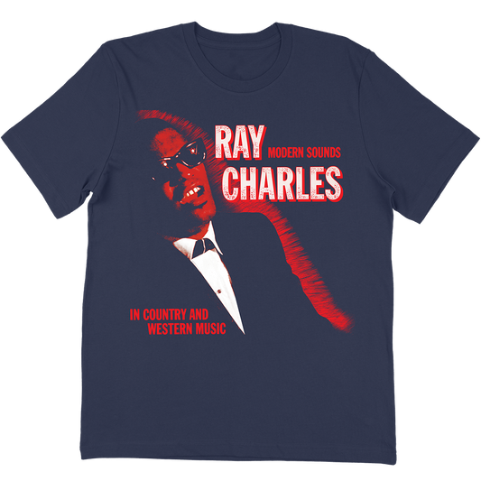 Ray Charles "Modern Sounds" T-Shirt In Navy