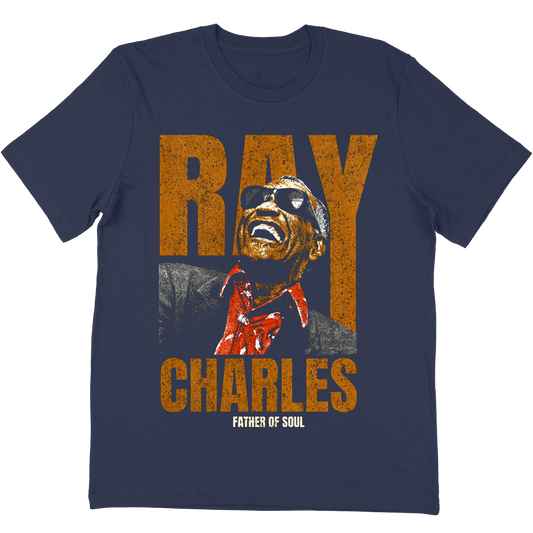 Ray Charles "Father of Soul" T-Shirt In Navy