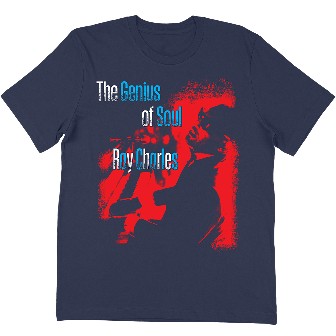 Ray Charles "Philatelic" T-Shirt In Navy