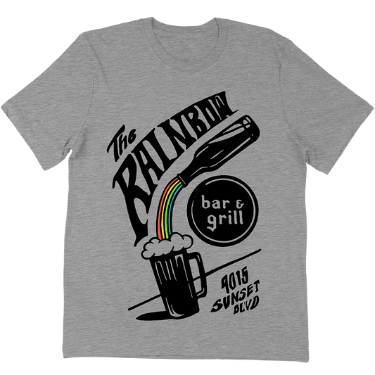 Rainbow Bar & Grill "Pour Me One" T-Shirt in Heather Grey