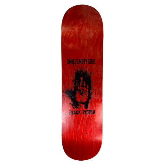 Smile Empty Soul "Black Pilled" Limited Edition Skate Deck in Red