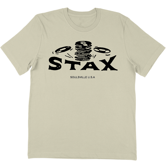 Stax Records "Records Logo" T-Shirt In Vintage White