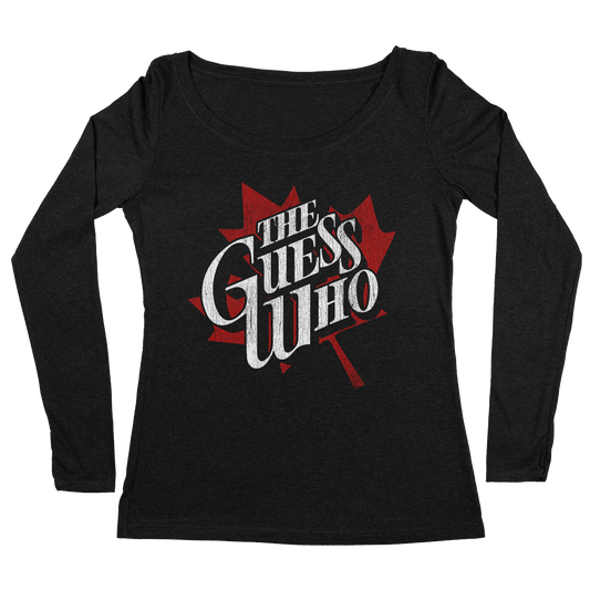 The Guess Who "Maple Logo" Women's Scoop Neck Long Sleeve T-Shirt