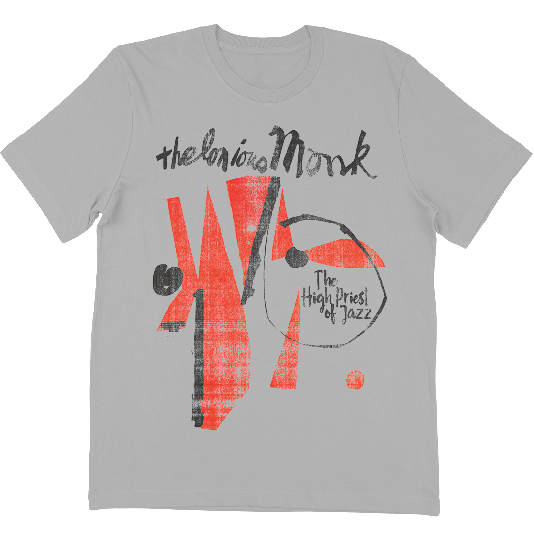 Thelonious Monk "High Preist" T-Shirt In Silver