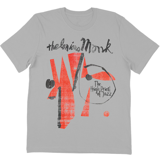 Thelonious Monk "High Preist" T-Shirt In Silver