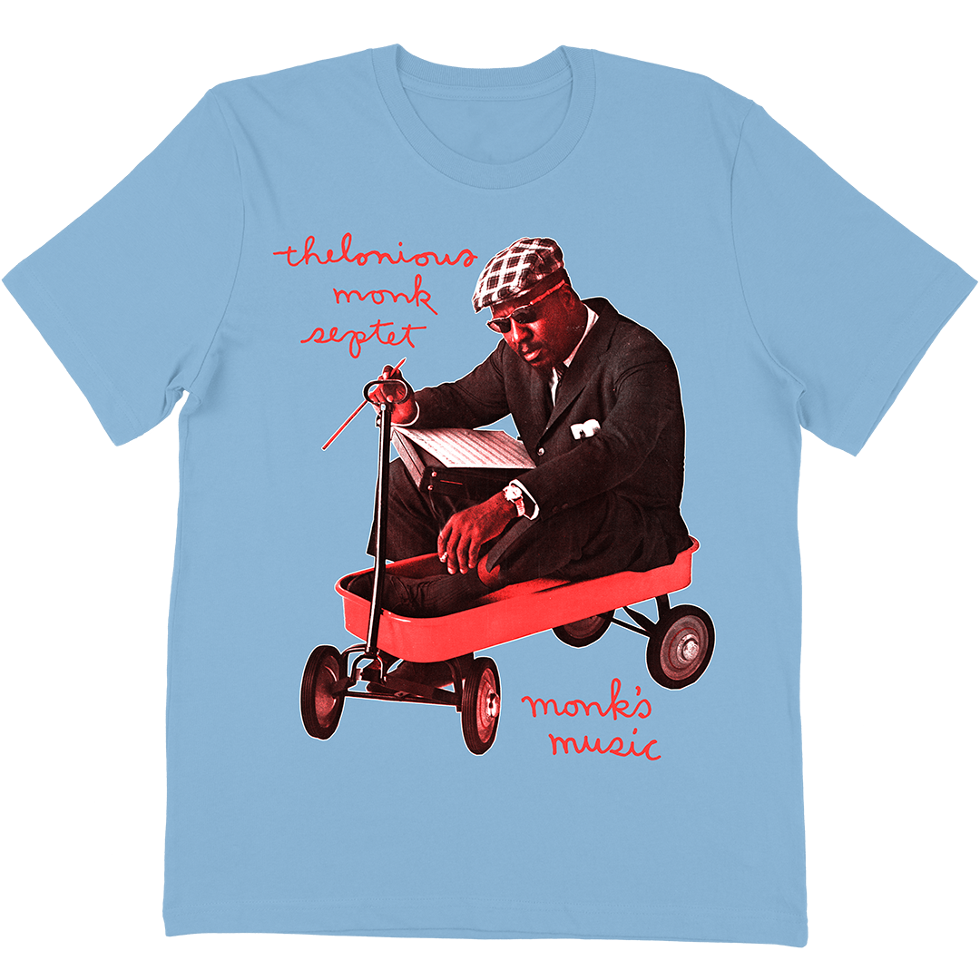 Thelonious Monk "Monk's Music" T-Shirt In Light Blue