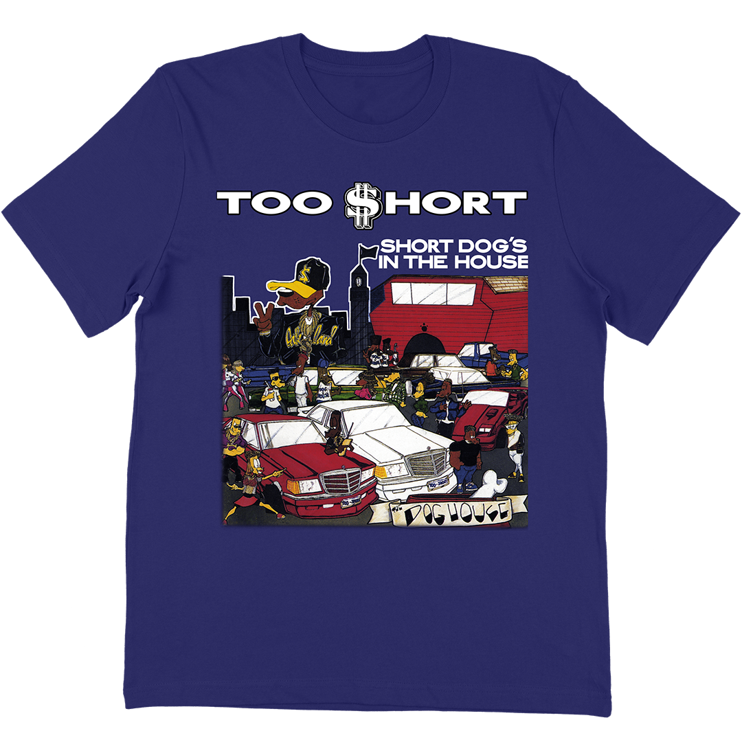 Too Short "Short Dog's In The House" T-Shirt in Blue