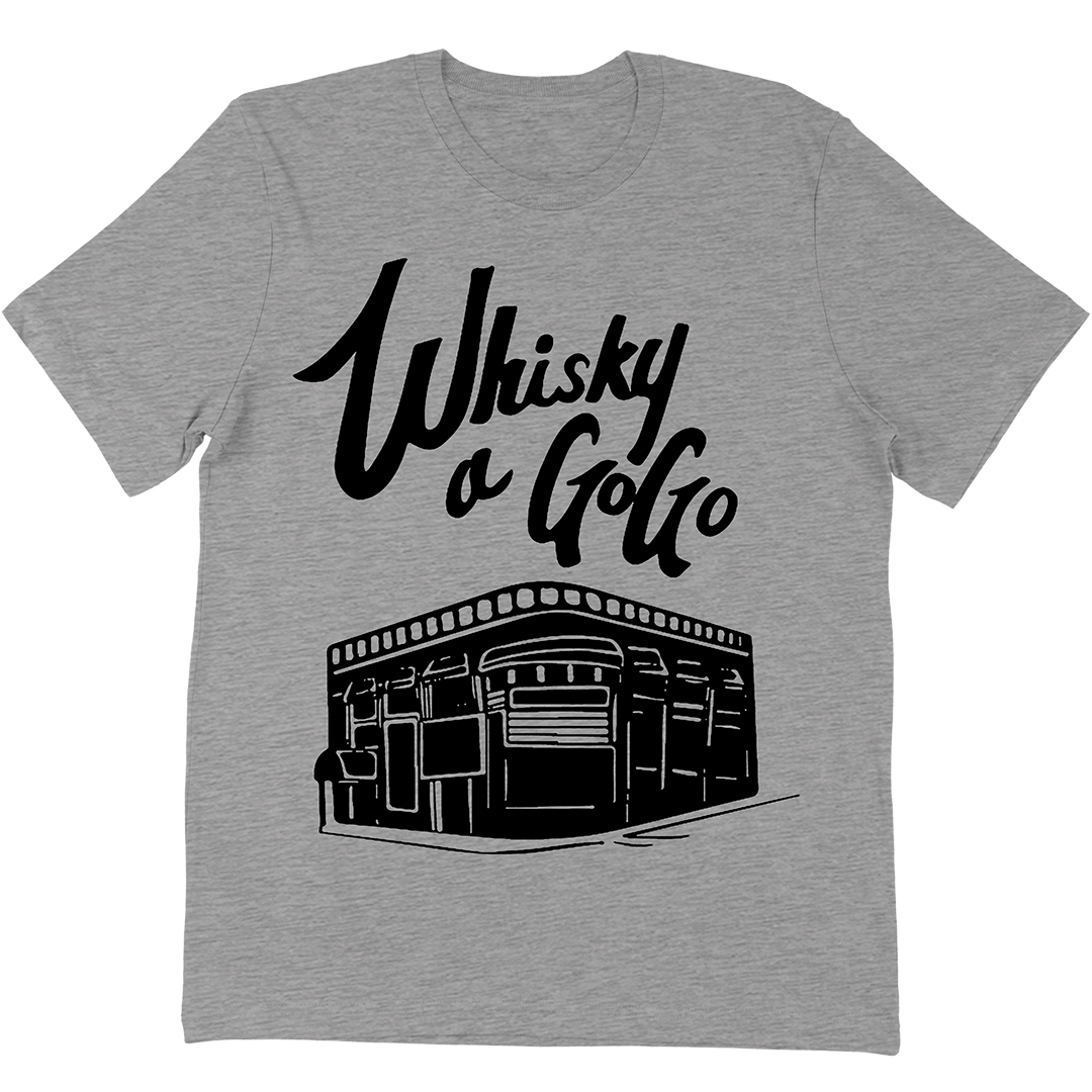 Whisky a Go Go "On The Corner" T-Shirt Heather Grey