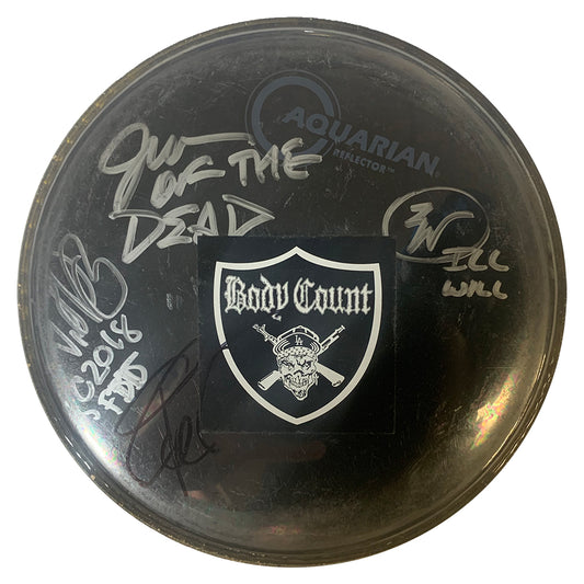 Body Count AUTOGRAPHED Drum Head