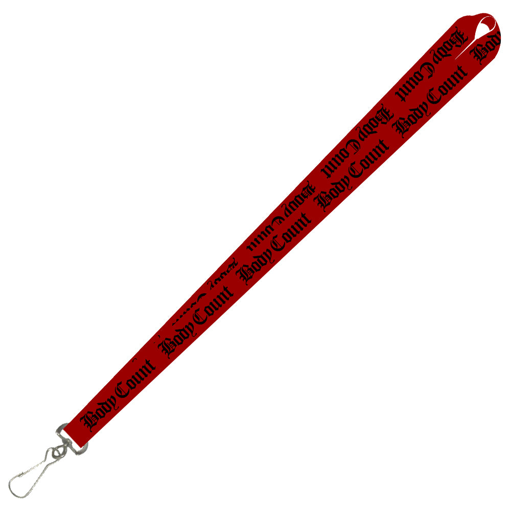 Body Count Red Lanyard