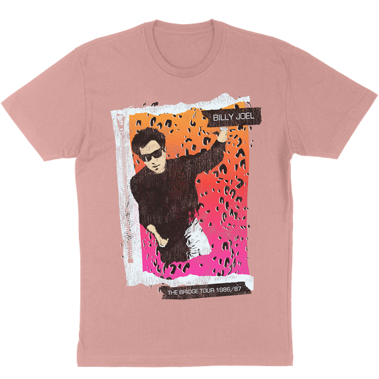 Billy Joel "Bridge Tour 86-87" T-Shirt in Rose Pink