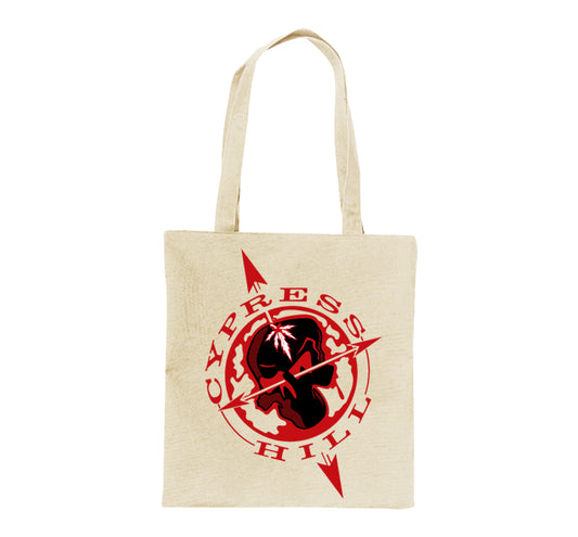 Cypress Hill "Skull and Compass" on Tan Tote Bag