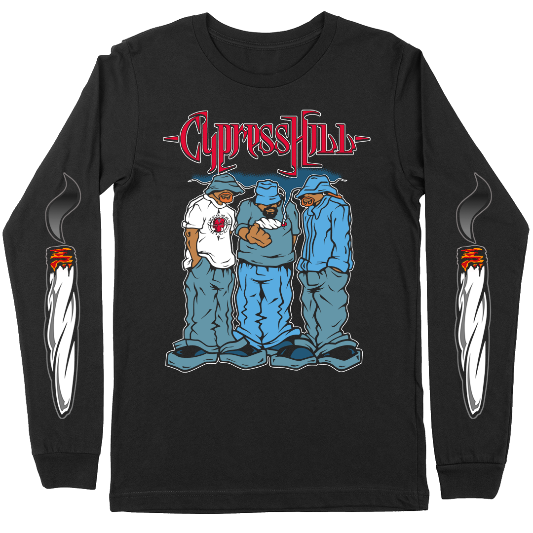 Cypress Hill "Blunted" Long Sleeve T-Shirt Black