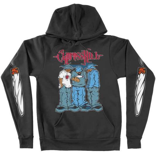 Cypress Hill "Blunted" Pullover Hoodie With Sleeve Print