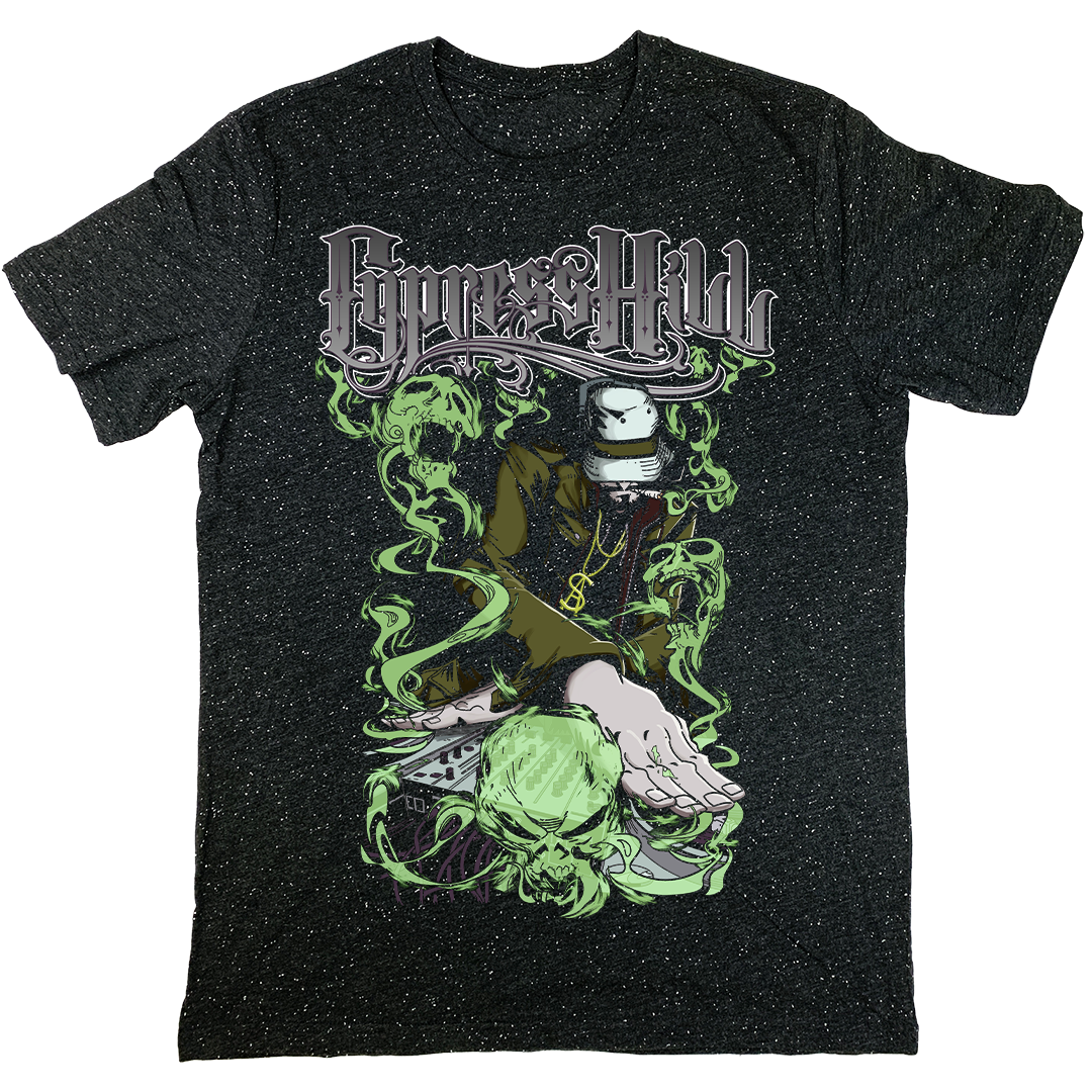Cypress Hill "DJ Muggs" T-Shirt in Confetti Black