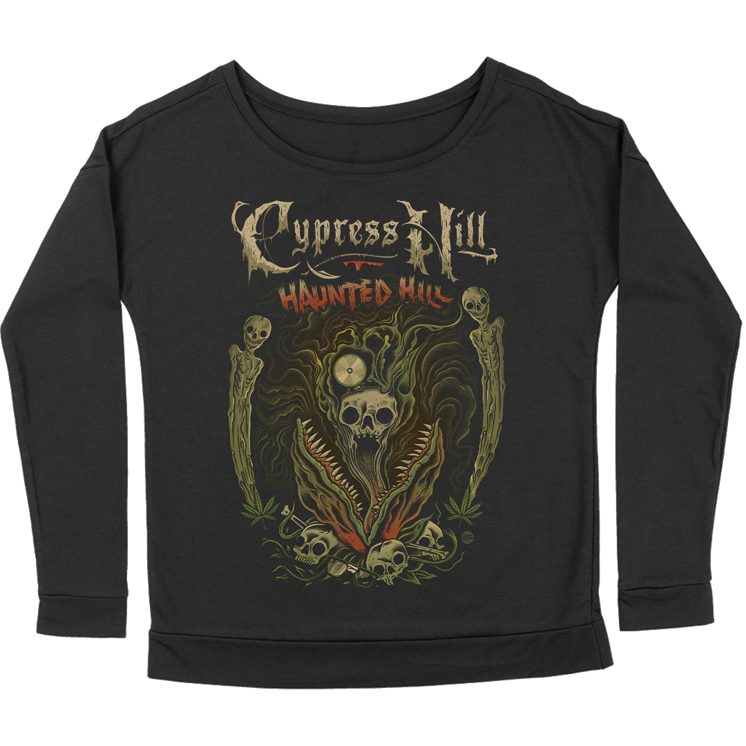 Cypress Hill "Haunted Hill 2022" Women's Long Sleeve Scoop Neck T-Shirt