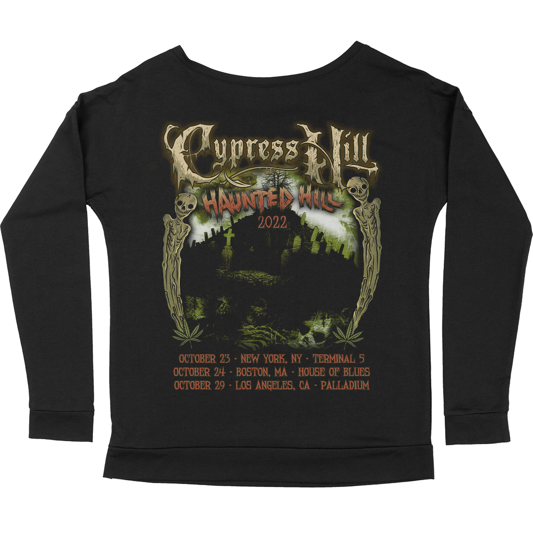 Cypress Hill "Haunted Hill 2022" Women's Long Sleeve Scoop Neck T-Shirt