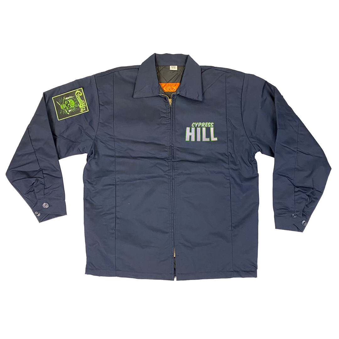 Cypress Hill "Haunted Hill 2022" Work Jacket in Navy Blue