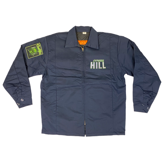 Cypress Hill "Haunted Hill 2022" Work Jacket in Navy Blue