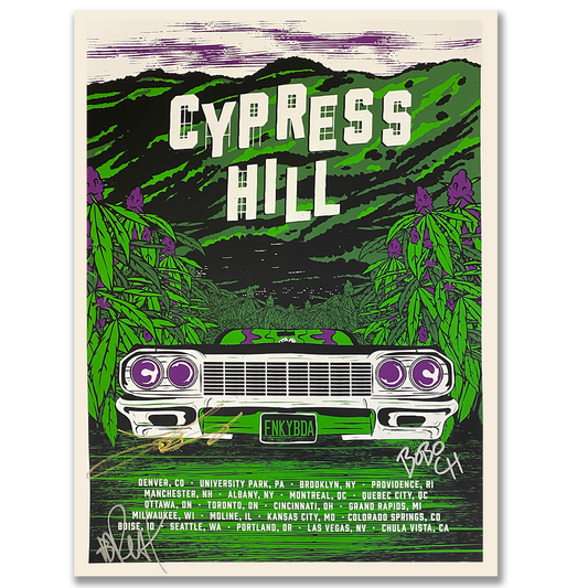 Cypress Hill "VIP Event" LIMITED EDITION Autographed Poster