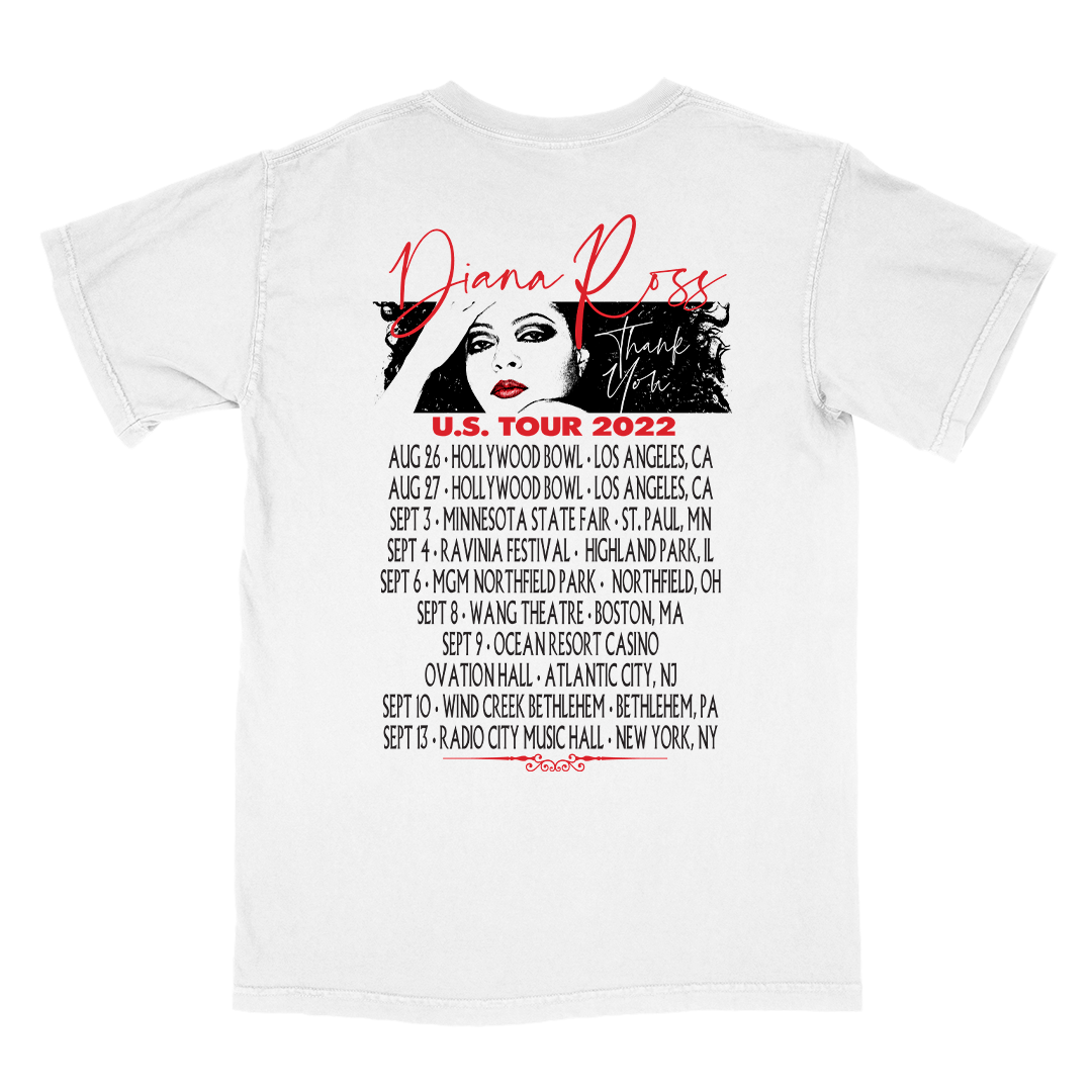 Diana Ross "Red Lipstick US Tour" T-Shirt