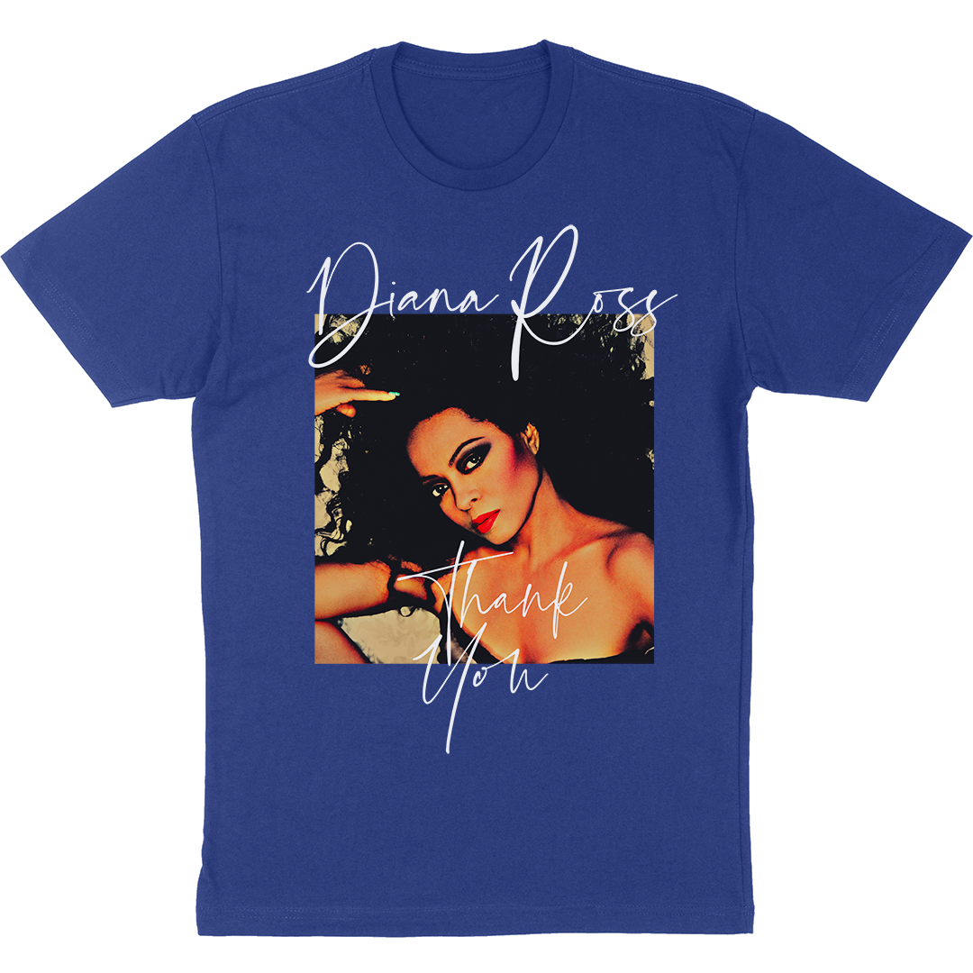 Diana Ross "Thank You Album" T-Shirt in Blue