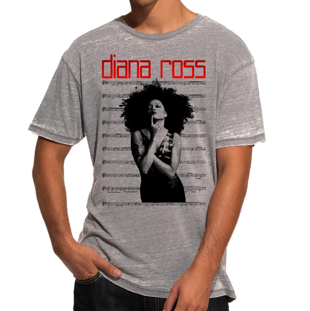 Diana Ross "Sheet Music" Design Unisex Vintage Wash T-Shirt