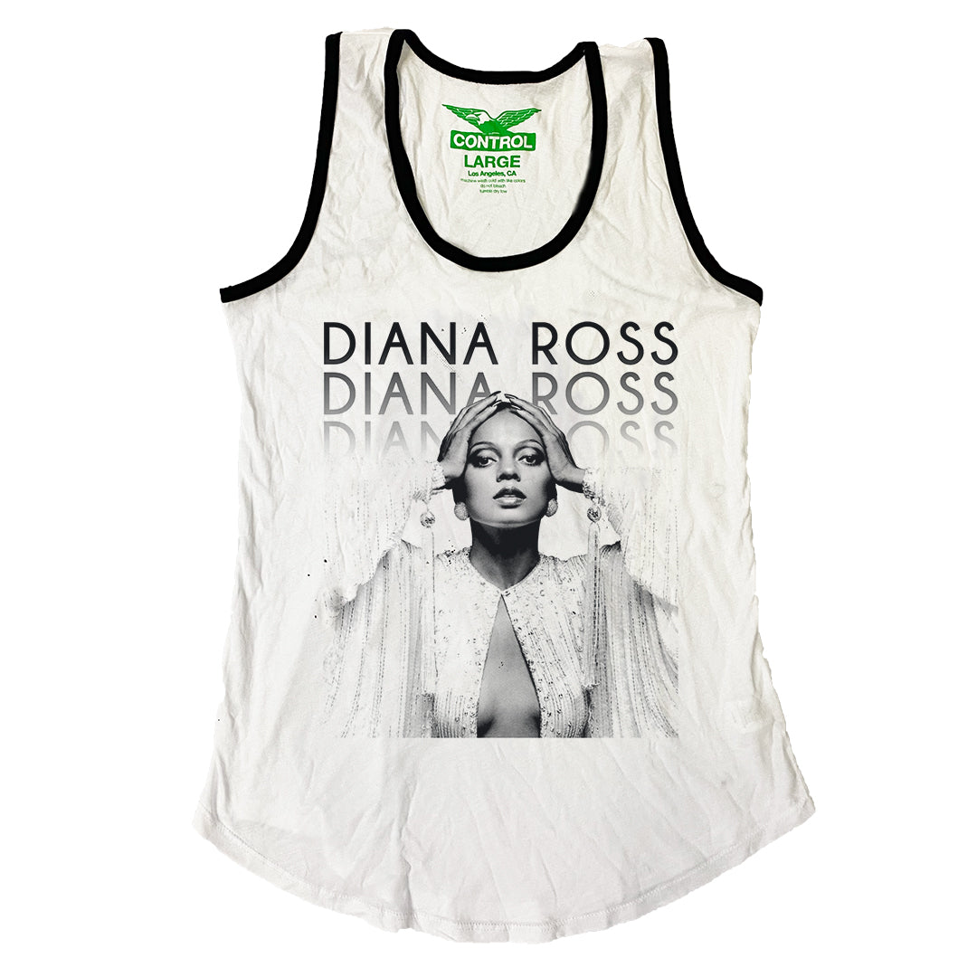 Diana Ross Elegance Design Women's Racerback Tank