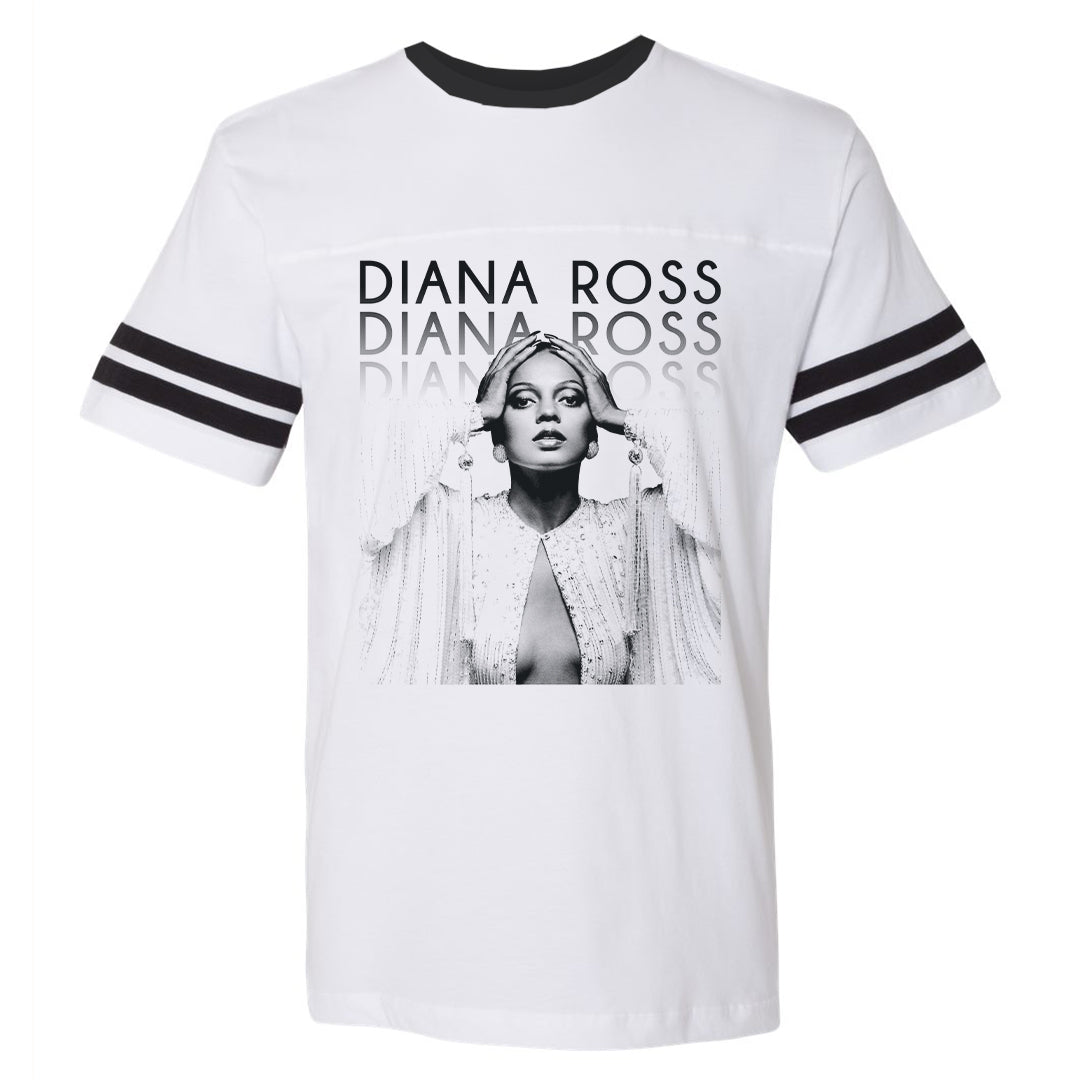 Diana Ross Elegance Design Unisex Football T-Shirt