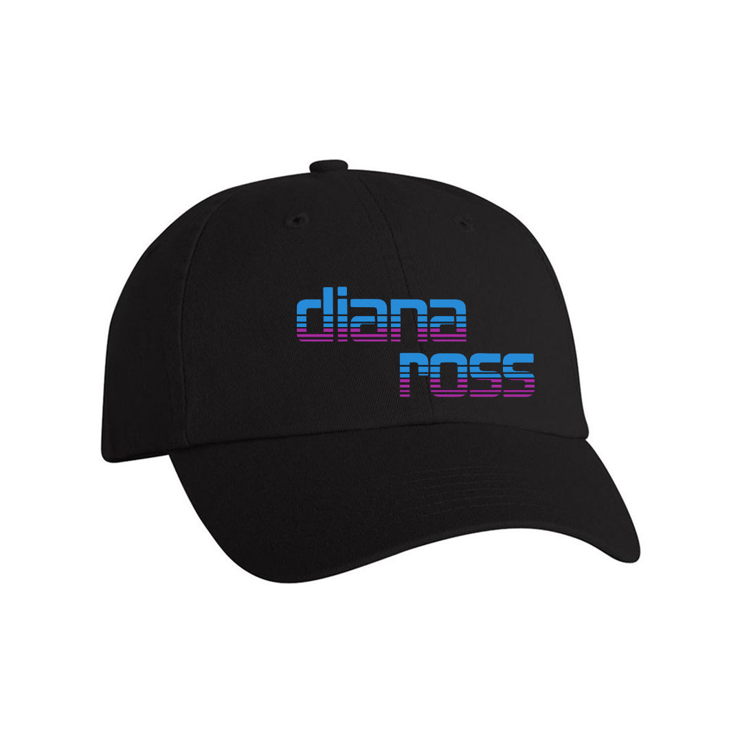 Diana Ross "Stacked Logo" Design Embroidered Hat
