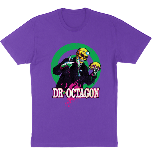 Dr Octagon "Skull" T-Shirt in Purple