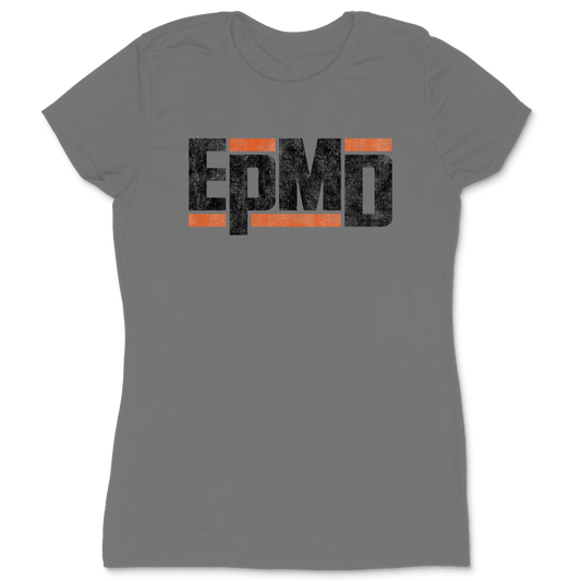 EPMD "Classic Logo" Women's T-Shirt in Silver