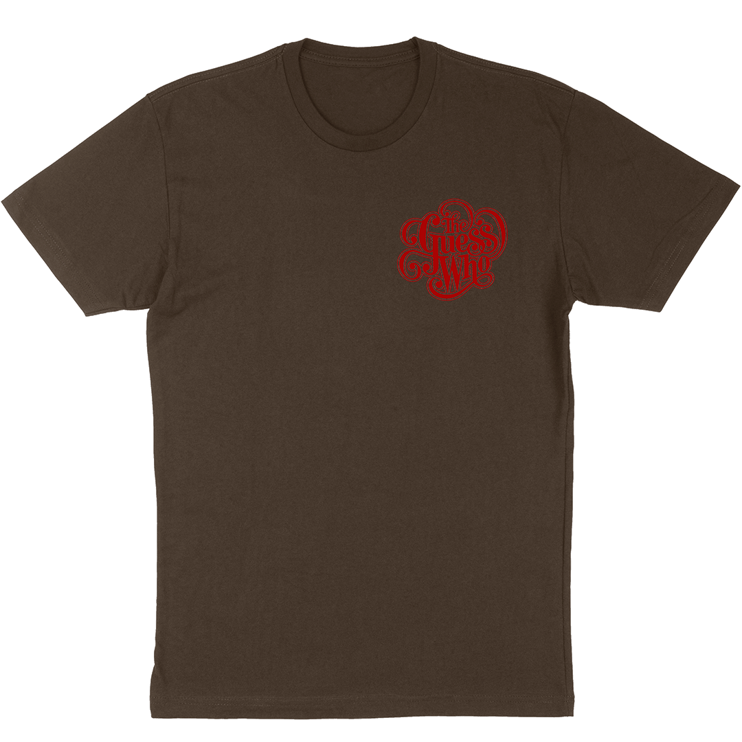 The Guess Who "American Woman" T-Shirt in Brown
