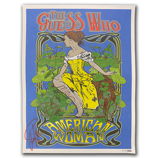 The Guess Who "American Woman 2023" AUTOGRAPHED Poster